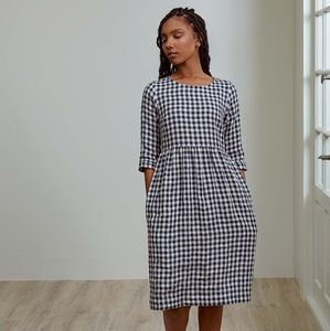 Pyne & Smith boat neck midi dress